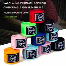 GINGPAI Multi-Color Boxing Hand Wraps For Adults And Teens, 1.5m/3 Meters/5m Hand Wraps For Men And Women, Fitness Hand Wraps For Sanda, Boxing, Muay Thai, Combat Sports, Slightly Elastic Hand Wrapping Bandage - Multicolor - View 3