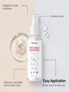 Pet Deodorizing Spray, Multi-Purpose Air Refreshing, Pet-, Easy Spray, Light Mist, Fresh Scent, Odor Elimination, Natural Mild Fragrance, Cat And Dog Friendly, Essential For Pet Owners - 50ml - View 8