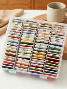50 Color Embroidery Floss, Colored Cross Stitch Floss, Embroidery Floss Set, Embroidery Starter Kit DIY Crafts - A - View 4