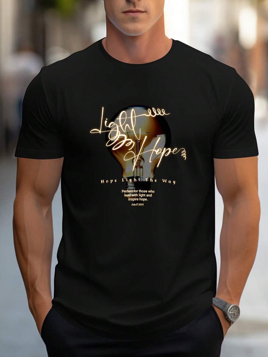 Men T-Shirts - Hitam - View 1