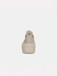 Converse 女款 Chuck Taylor SEASONAL 帆布低筒運動鞋 A24313C - 米色 - 查看 4