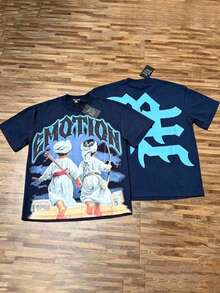 New York Ballet Graphic Tee Vintage Wash Ballerina Balletcore Apparel In My Ballet Era Gift Retro Aesthetic Pointe Shirt,Y2k Clothes,Free Shipping - 藏蓝色 - 查看 1
