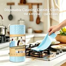 1 Pc/Multi-Purpose Cleaning Cloth, Suitable For Both Dry And Wet Use. Dry Use: Wipe Countertops, Clean Sinks And Bathroom Cabinets. Wet Use: Wash Dishes, Clean The Stovetop, And Wipe Down The Dining Table-Easily Removes Kitchen Grease. - Multicolor - View 4