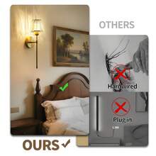 1/2pcs Rechargeable Wall Lamp With Remote Control (Includes Bulb), Crystal Lampshade, Bedside Lamp, Ceiling Light, String Light, Decorative Light, Bedroom, Living Room, Hallway, Bathroom, Kitchen And Closet Lighting Night Light (1800mAh) - Crystal Style - View 10