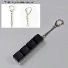 1pc Multi-Function Keycap Keychain - Button Toy, Adult Relaxation, DIY Keyboard Clicker, Focus & Entertainment - Multicolor - View 12