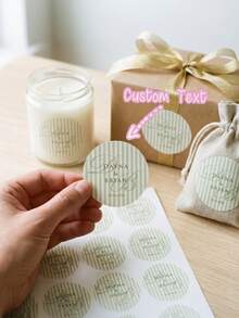 Custom Wedding Stickers Personalized Wedding Stickers Gift Stickers Wedding Favor Labels - Wedding Decoration Stickers Letter Combination - Multicolor - View 1
