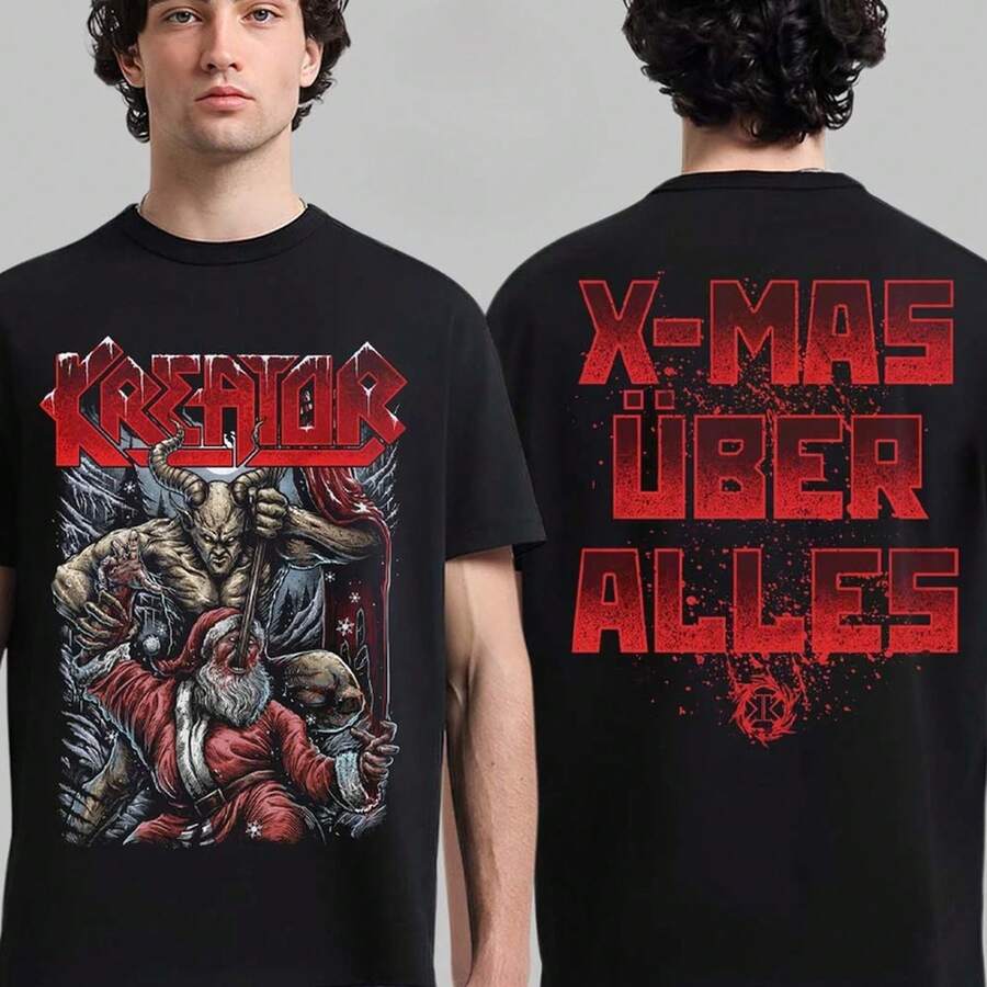 2026 Kreator Cotton Band Shirt Unisex Estiva Maniche Corte T-Shirt di Moda Brand di Lusso Casual Vintage - 3 - Visualizzare 1
