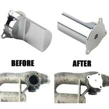 Fit Vauxhall Vivaro 1.9-DTI DI EGR Valve Intake Manifold Blank Plate Replacement - A - View 4