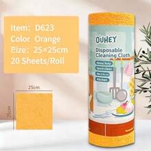 1 Pc/Multi-Purpose Cleaning Cloth, Suitable For Both Dry And Wet Use. Dry Use: Wipe Countertops, Clean Sinks And Bathroom Cabinets. Wet Use: Wash Dishes, Clean The Stovetop, And Wipe Down The Dining Table-Easily Removes Kitchen Grease. - Multicolor - View 5