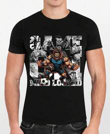 Men Sports Tees & Tanks - 黑色 - 查看 1