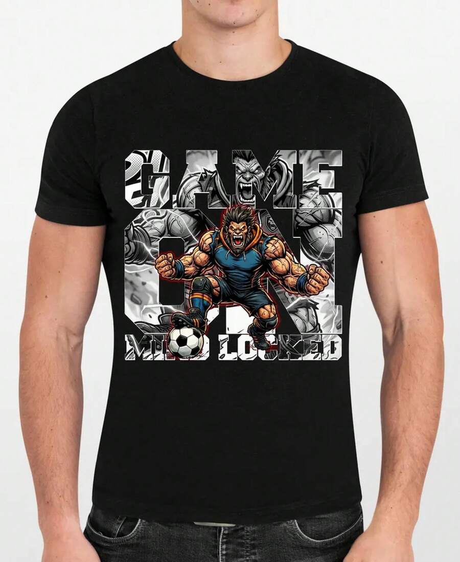 Men Sports Tees & Tanks - 黑色 - 查看 1