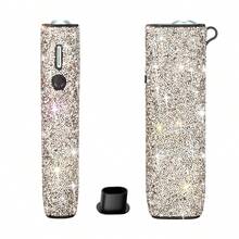 BLBLBL 1SET Multi-Color Hanging Hole Keyring Anti-Drop Shiny Luxury 360° Asymmetrical Arranged A-Grade Rhinestone Electronic Cigarette Protective Case FOR IQOS ILUMA I ONE & ILUMA ONE+ Replacement Shell, Suitable For Daily Use - IILUMA I ONE - View 21