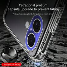 2 Packs TPU Soft Transparent Full Coverage Shockproof Anti-Scratch Anti-Drop Phone Case With Camera Airbag Protection Compatible With Iphone 17 Pro Max/17 Pro/17/16 Pro Max/16 Pro/16/15 Pro Max/15 Pro/15 - White - View 7