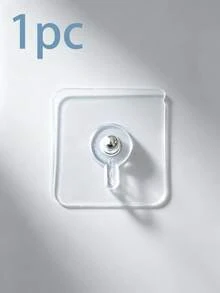 1pc To 50pcs Optional, Transparent Picture Frame Hooks, Heavy Duty Self-Adhesive Wall Hooks, Suitable For Picture Frames, Paintings, Suitable For Bathroom And Kitchen. - One Size - View 14