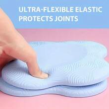 2pcs Thick Yoga Knee Pads, Yoga Pilates Exercise Mat, For Knee/Elbow/Wrist Support, Strength Training, Plank - A - View 8