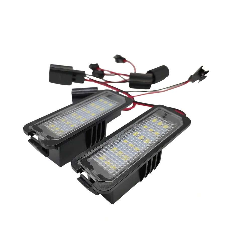 Suitable For VW GOLF 5/6/7 Canbus License Plate Light White Light, Touareg 3D0943021A, 2pcs/Pack - 2 Pieces - View 1