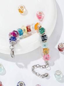 20pcs Blank Beaded Keychain Lobster Clasp Set, Creative DIY Key Ring Art Keychain For Her/Him - Ideal For Handmade Bag Charms, Cup Chains, Phone Straps, Wedding, Party, Birthday, New School Year Gifts - Bracelet Accessory Kit - View 3
