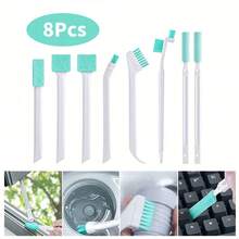 Household Gap Cleaning Brush Set, Small Detail Cleaning Brushes, Gap Cleaning Tool Kit, Suitable For Narrow Gaps, Corners, Window Tracks, Cars, Bottles, Keyboards, Kitchen, Bathroom, Etc. - Multiple Styles - View 1