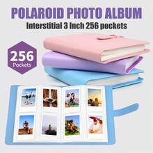 256-Page Mini Photo Album Compatible With Fujifilm Mini 13 12 11 40 70 90 Liplay Link - 256 Pockets - View 2