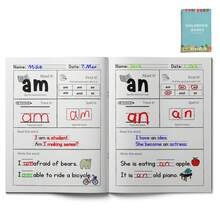Buku Aktivitas Membaca Kata-Kata Dasar dan Kalimat untuk Anak-Anak, Buku Kerja Kosakata Prasekolah, Menjiplak Kata, Mengeja, Membangun Kalimat, Pemahaman Membaca, Latihan Menulis, Pembelajaran Bahasa Inggris Awal untuk Homeschooling, Taman Kanak-kanak, dan Kelas. - Buku anak-anak - View 9