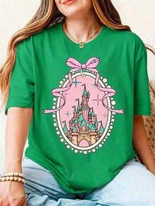 Women T-Shirts - 綠色 - 查看 1