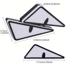 Reletech Two LED Hawk-Eye Lights, Triangular Devil's Eye Fun Atmosphere Lights, High-Intensity Auxiliary Lights, 12V Devil's Eye Neon Lights, Suitable For Cars And Motorcycles, High-Intensity Neon Lights, No Batteries Required - A - View 6
