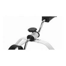 Mini Bicicleta Ergométrica Portátil Para Pernas E Braços Fisioterapia Academia Em Casa Ajustável - Branco - Visão 4