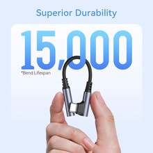 1/2pcs USB C To 3.5mm Headphone Jack Bent Audio Adapter Cable, Compatible With Phone 17/16 Pro Max/16 Pro/16 Plus/16/15/ Series 3.5mm Audio Auxiliary Cable Converter Braided Connection Cable - Grey - View 6