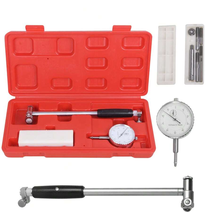 50-160MM Metric Dial Bore Gauge Cylinder Internal bore Milling Measuring - Silber - Übersicht 1
