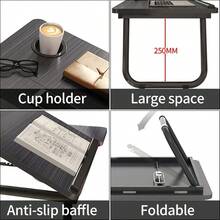 Folding Laptop Table Stand Bed Tray Sofa Lap Breakfast Portable Computer Desk UK - View 6