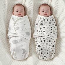 2pcs Butterfly Swaddle Blankets, Swaddle Wrap Style, Soft And Skin-Friendly, Absorbent And Breathable, Essential For Newborns - Multicolor - View 7