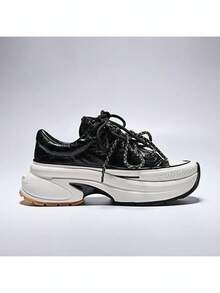 Converse 中性款 Chuck Taylor SEASONAL 帆布低筒運動鞋 A24315C - 黑與白 - 查看 2