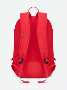 Converse Unisex Chuck Taylor SEASONAL Lightweight Outdoor Backpack UA5797-F97 - Red and White - View 3