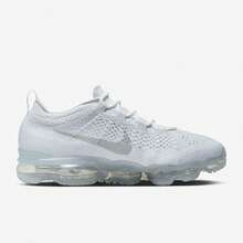 Nike VaporMax 2023 ligeras, suaves, cómodas, con amortiguación, transpirables y de soporte, zapatillas de running de corte bajo para uso urbano y diario, para hombre, blancas - Blanco/Azul - Ver 4