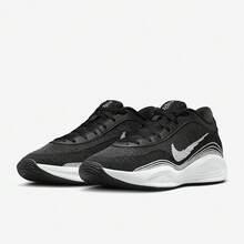 Nike GT Hustle Academy Comfortable Minimalist Low-Top Basketball Shoes Unisex Black & White - Black - View 5