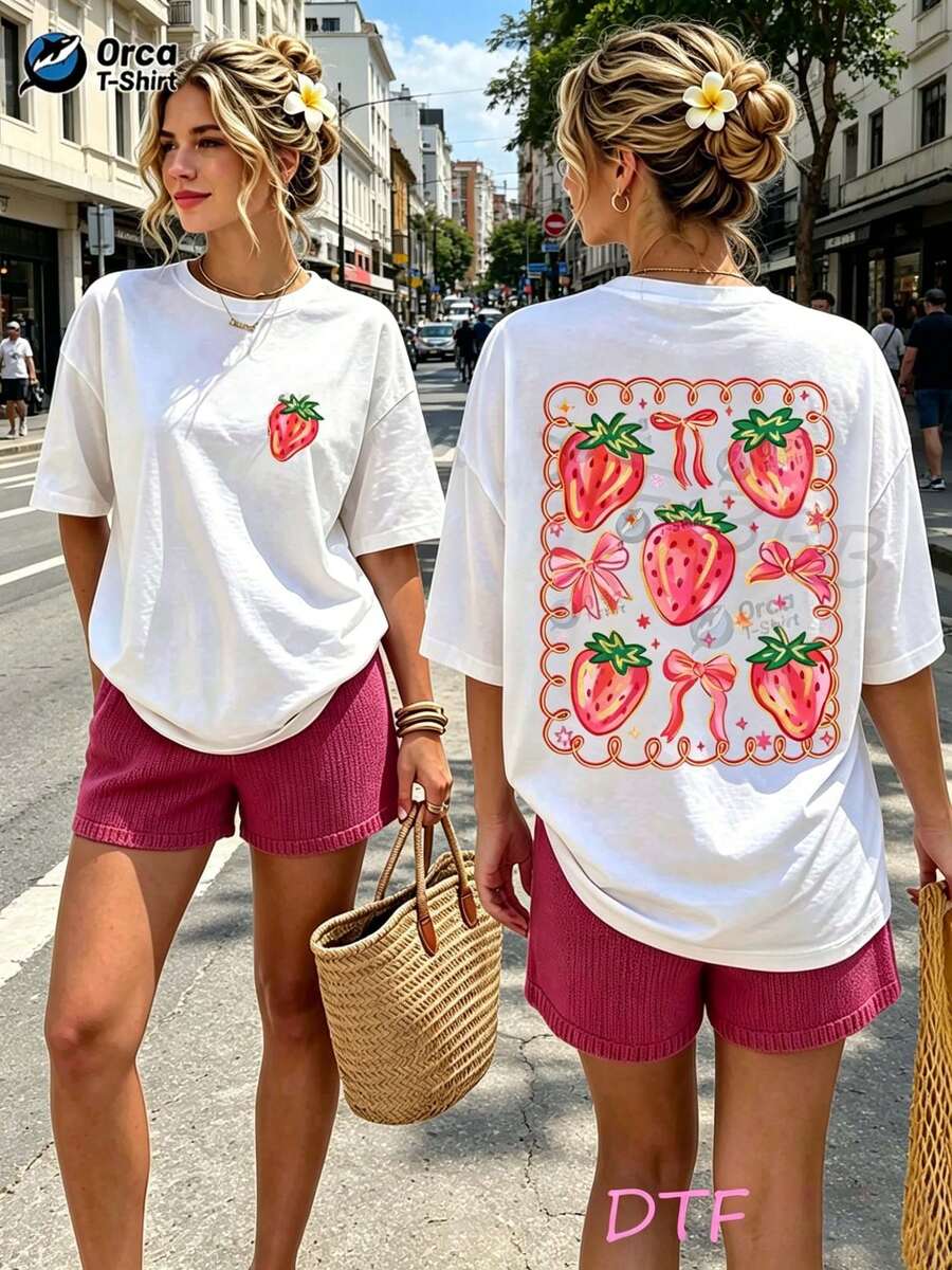 Women T-Shirts - 白色 - 查看 1