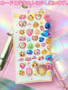 These Transparent 3D Crystal Embossed Water Drop Stickers Have A High-End Texture And Exquisite Appearance. Made Of Notebook Material, They Are Perfect For DIY Decoration Of Smartphones, Laptops, Suitcases, Cups, Skateboards, Notebooks, Guitars And Other Items. - Multicolor - View 13