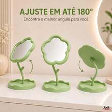 Mirrors - vert et petite fleur - Voir 1