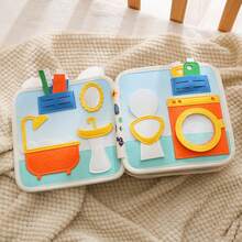 Rabbit Cloth Book - Colorful Design, Built-In Rich Gameplay & Interesting Animal Illustrations, Soothing Baby Toy, Develop Baby's Manual Dexterity, Helpful For Baby's Cognitive Development, Untearable Felt Book, Toy Early Education 3D Quiet Book For Baby - Multicolor - View 9