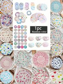 Mixed Waterproof Shower Cap, Printed Shower Cap, PVC Dustproof Waterproof Shower Head Cover, Thickened Reusable Shower Cap, Suitable For Home, Travel, Salon, Beauty Parlor And Other Places. - Thickened version - View 9