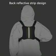 NYXIA Tas Dada Taktis Outdoor Pria, Tas Selempang, Rompi Multifungsi, Rompi Lari Olahraga, Tas Sepeda dengan Strip Reflektif - MultiWarna - View 6