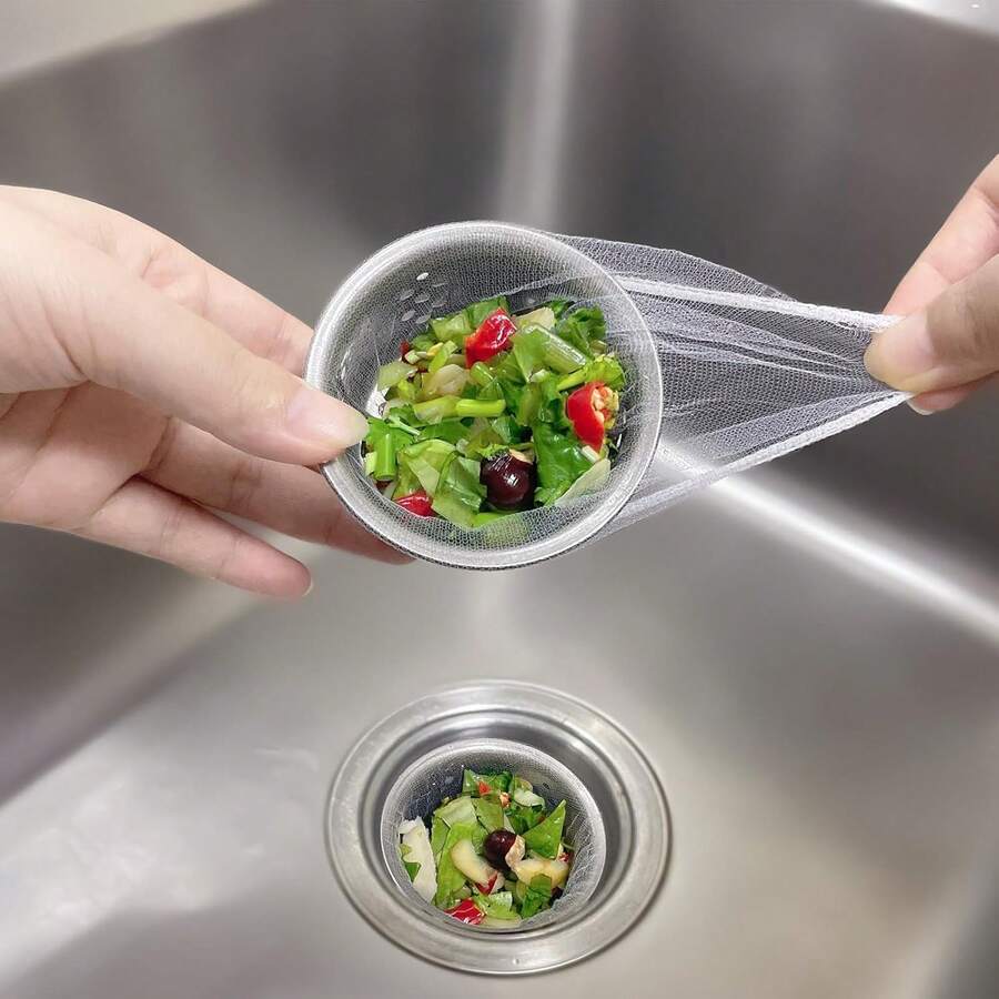 Disposable Kitchen Sink Strainer, Vegetable Washing Basin Drain Filter, Dishwashing Sink Food Waste Drain Mesh - Multiple Styles - View 1