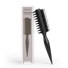 1pc Curly Hair Styling Comb Set, ABS Material Pointed Tail Hair Comb, Soft Round Teeth, Anti-Frizz Smooth Styling, Suitable For Curly, Wavy, Coarse Hair - Multicolor - View 21