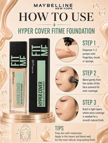 Maybelline Custom Foundation Flawless Versión 103, Tamaño Completo 30ml, Muestra 18ml, Textura Ligera y Adherente, Alta Cobertura, Larga Duración, Resistente a la Opacidad - Base de maquillaje personalizada impecable 103 - Ver 12