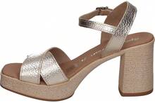 Women Heeled Sandals - 金色 - 查看 4