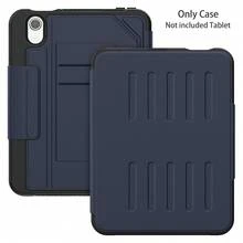 適用於 iPad Mini 7 2024 A17 Pro A2993 A2995 A2996 與 iPad Mini 6 2021 A2567 A2568 A2569 的平板保護殼，附筆槽，PU 皮革支架保護套 - 藏蓝色 - 查看 8