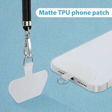 1件通用 TPU 手機掛繩，耐用可拆卸式掛帶附卡夾，智慧型手機掛繩墊 - 彩色 - 查看 5