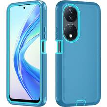 军用级三合一防震手机壳，重型防摔防滑多层防护防水防刮耐用全包式手机壳，通用实用手机配件，春节礼物 - 湖藍 - 查看 9