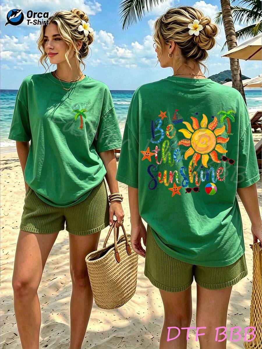 Women T-Shirts - 綠色 - 查看 1