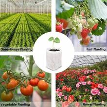 99pcs 3.15 X 3.94 Inch Breathable Nursery Bags, Bottom Opening For Easy Transplanting Into Nursery Pots, Durable Planting Bags. - 99 Items - View 6